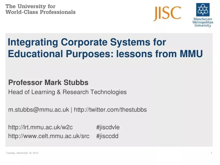 integrating corporate systems for educational purposes lessons from mmu