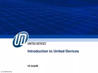 Introduction to United Devices