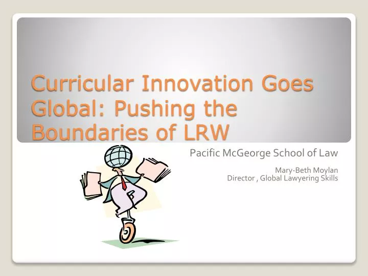 curricular innovation goes global pushing the boundaries of lrw