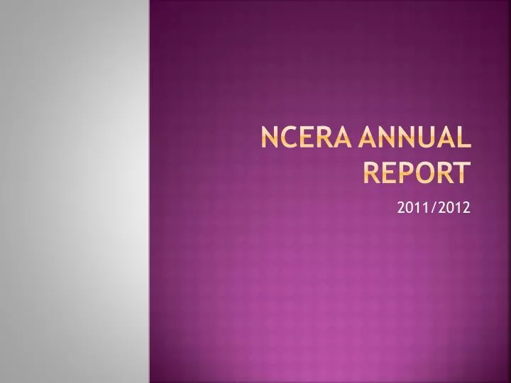 ncera annual report
