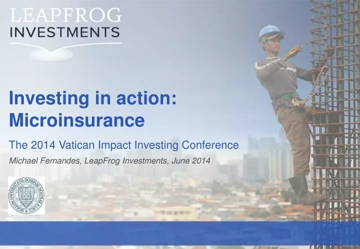 investing in action microinsurance