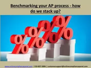 Benchmarking your AP process - how do we stack up?