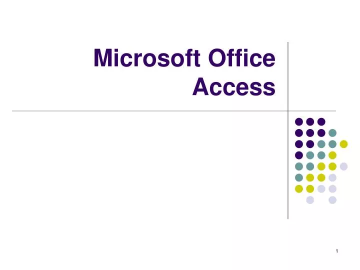 microsoft office access