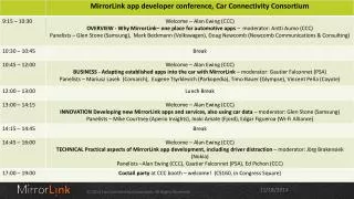 MirrorLink app developer conference