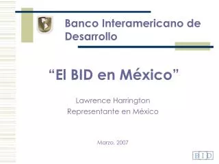 banco interamericano de desarrollo