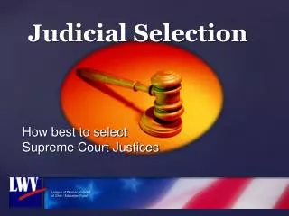 Judicial Selection