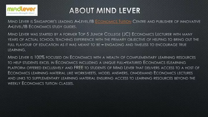 about mind lever