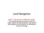 Land Navigation