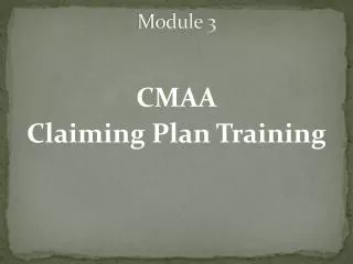 Module 3