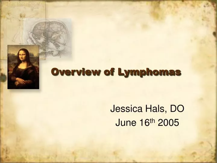 overview of lymphomas