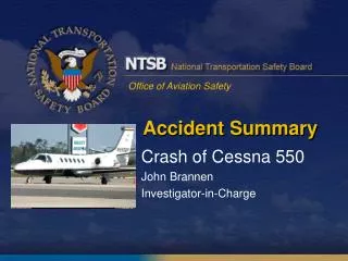 Accident Summary