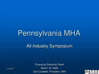 Pennsylvania MHA