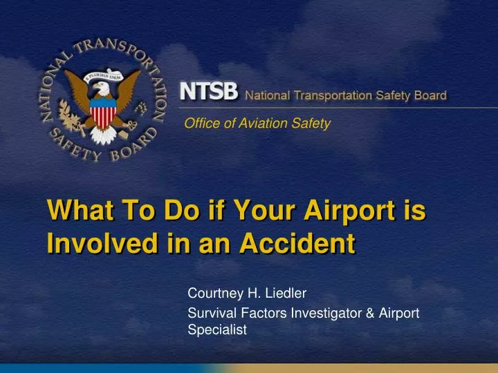 what to do if your airport is involved in an accident