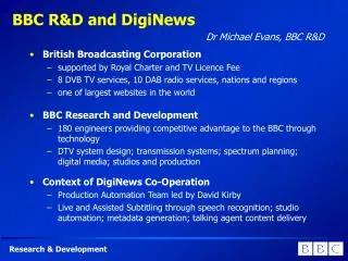 BBC R&amp;D and DigiNews