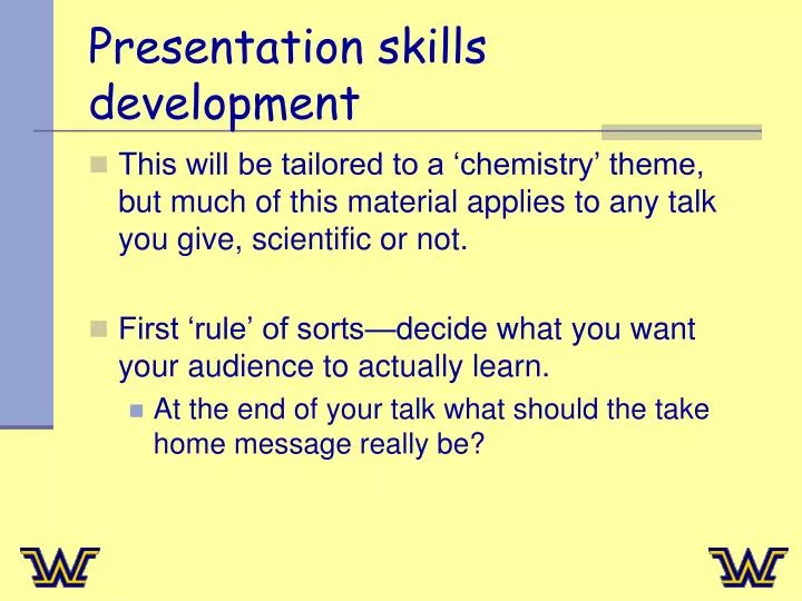 presentation skills development