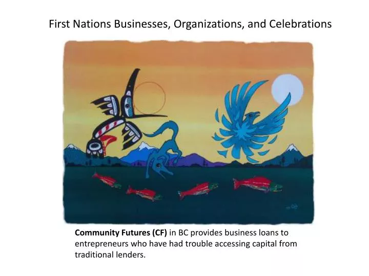 first nations businesses organizations and celebrations