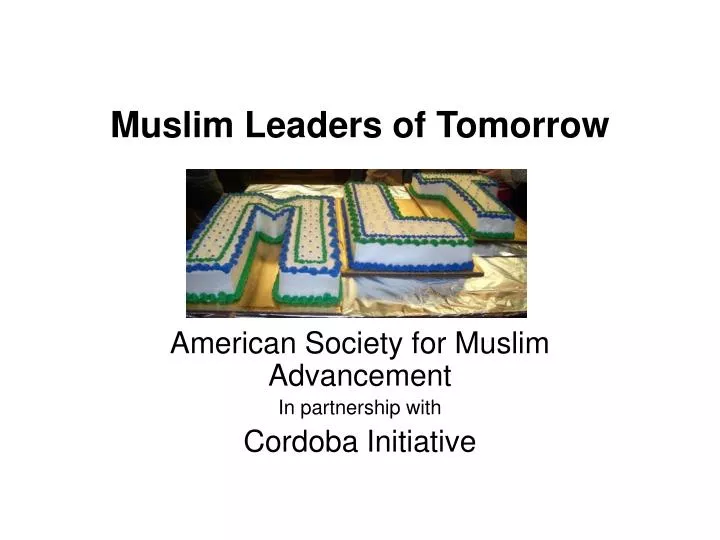 muslim leaders of tomorrow
