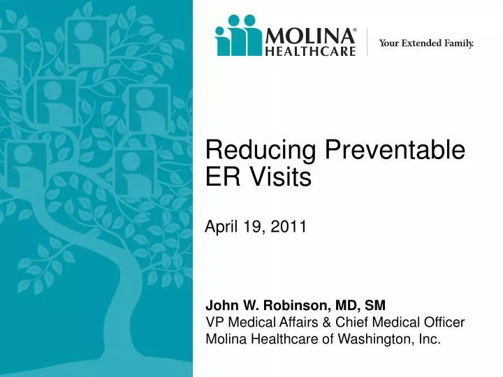 reducing preventable er visits april 19 2011