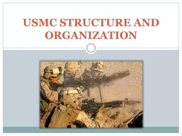 usmc structure and organization