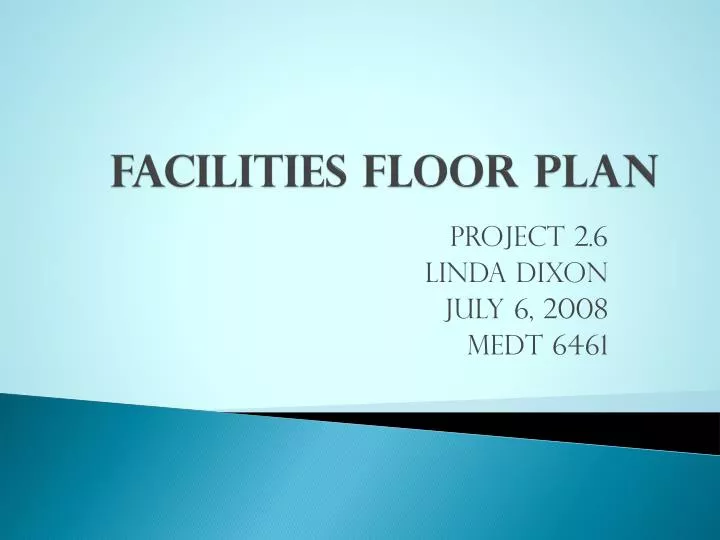 facilities floor plan