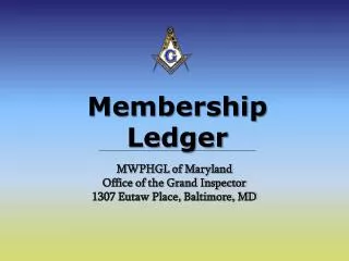 Membership Ledger