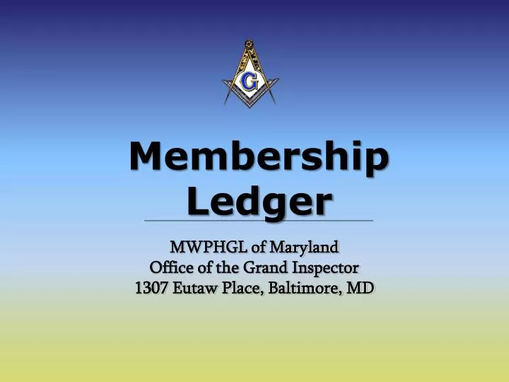 membership ledger