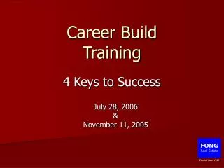 Career Build Training