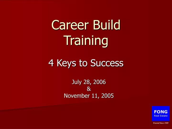 career build training
