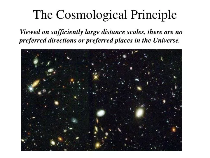 the cosmological principle