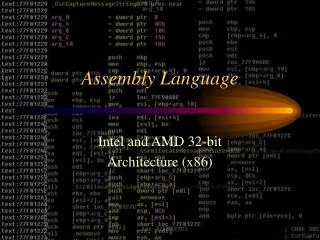 Assembly Language