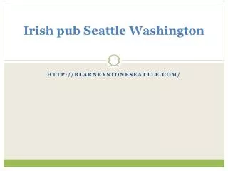seattle irish pubs Washington
