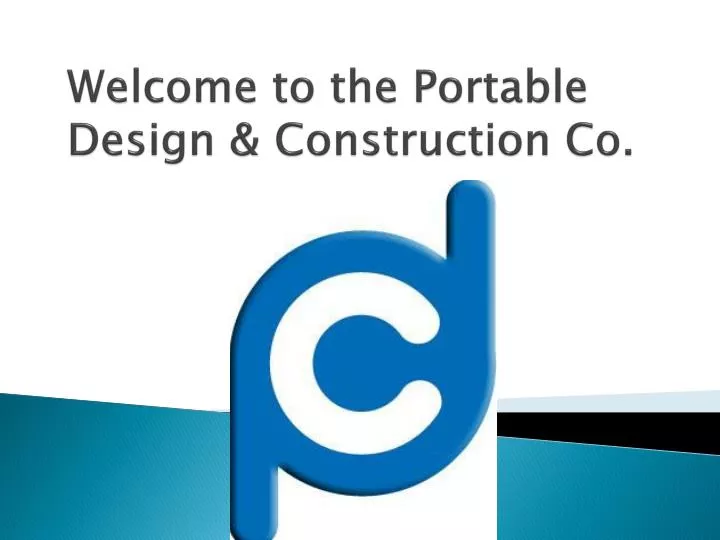 welcome to the portable design construction co