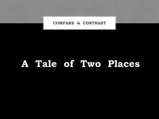 compare contrast