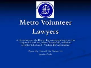 Metro Volunteer Lawyers