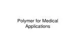Polymer for Medical Applications - slide 1