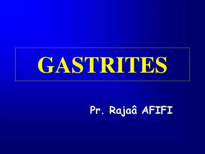 gastrites