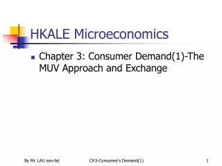 HKALE Microeconomics