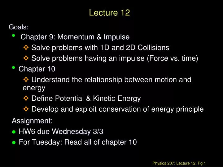 lecture 12