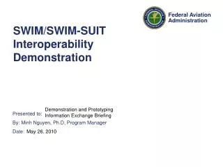 SWIM/SWIM-SUIT Interoperability Demonstration