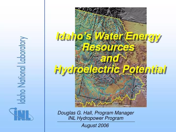 idaho s water energy resources and hydroelectric potential