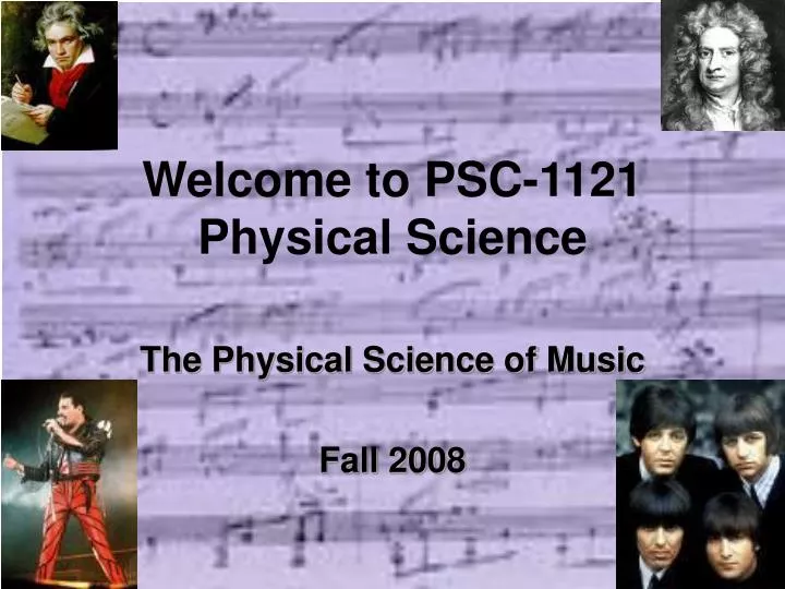 welcome to psc 1121 physical science