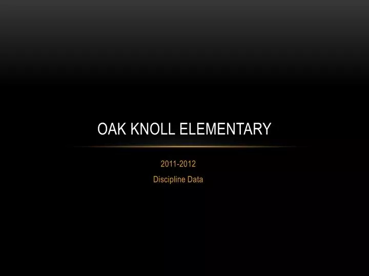 oak knoll elementary
