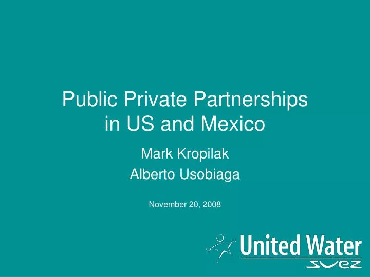 public private partnerships in us and mexico