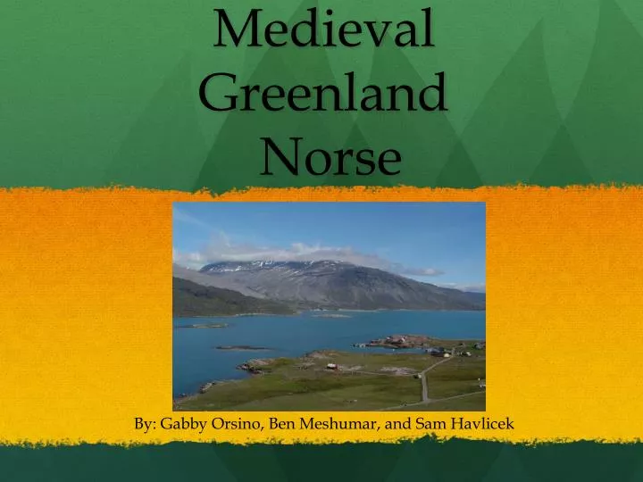 medieval greenland norse