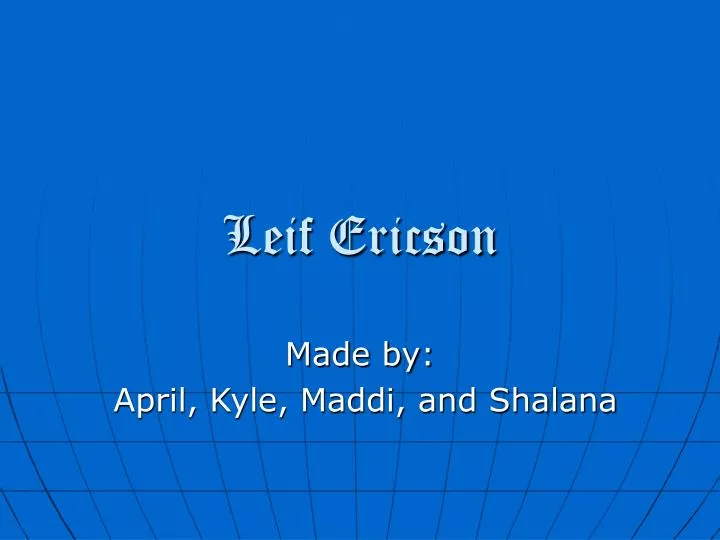 leif ericson