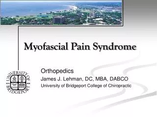 Myofascial Pain Syndrome