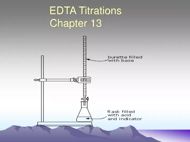 edta titrations chapter 13