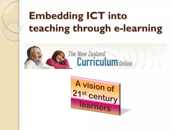 embedding ict into teaching through e learning