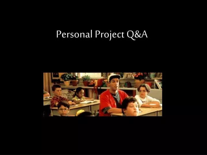 personal project q a
