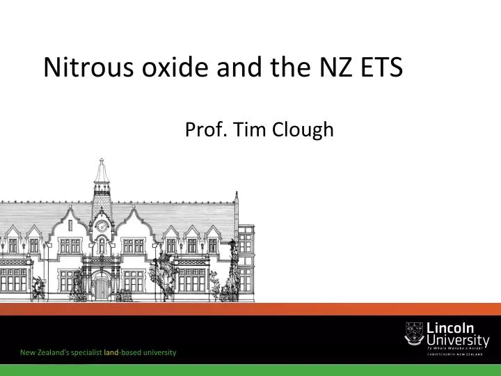 nitrous oxide and the nz ets